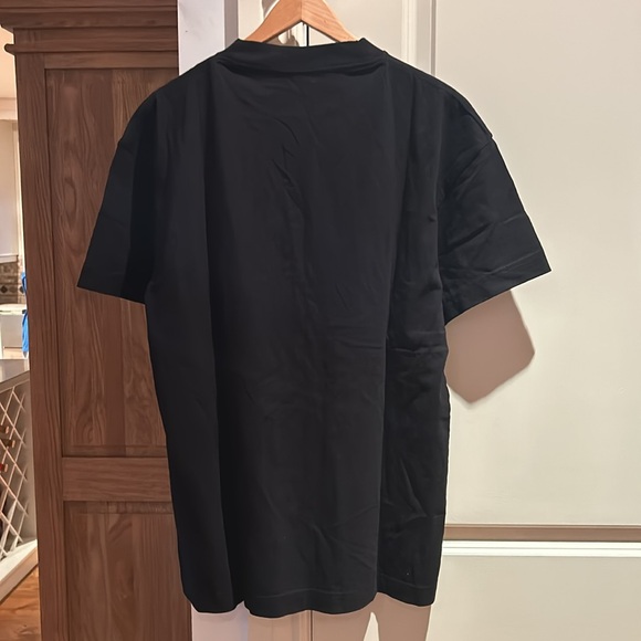 SSENSE NEW AUTHENTIC PALM ANGELS black spray paint logo t shirt large - Picture 11 of 16